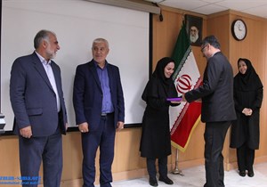 تجلیل از کارشناس تربیت بدنی سما رشت