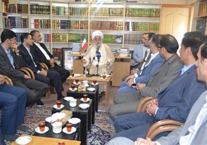 دیدار ریاست محترم سازمان سما کشور و مسؤولین سما استان با نماینده محترم ولی فقیه در استان گیلان وامام جمعه رشت