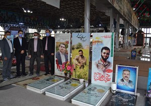 مراسم معنوی تجدید میثاق با شهدا با حضور دانشگاهیان