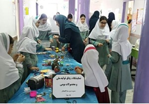 تحقق رونق تولید و هویت بخشی فرهنگ بومی در مدرسه سبز سما لاهیجان 