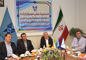 بازدید مشاور ریاست سازمان سما، مدیر کل حراست و مدیریت بازرسی، رسیدگی به شکایات و حسابرسی و مدیرکل امور اداری از سما رشت